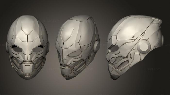 Mask (Exo, MS_0379) 3D models for cnc